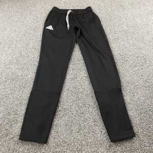 Adidas Pants Mens XS Black Track Warm Up Drawstring Jogger Sweatpants Gym Train